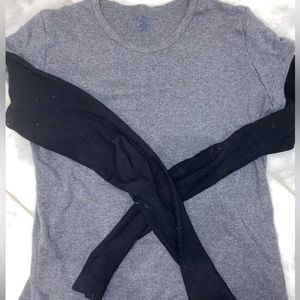 brandy melville two tone long sleeve